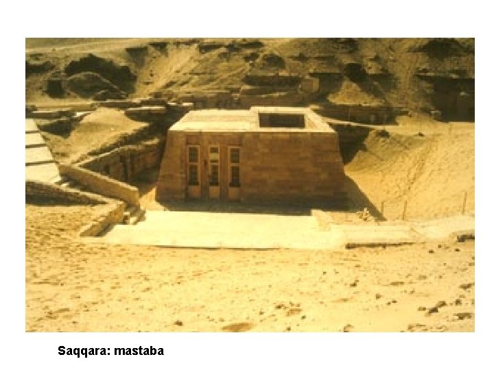 Saqqara: mastaba 