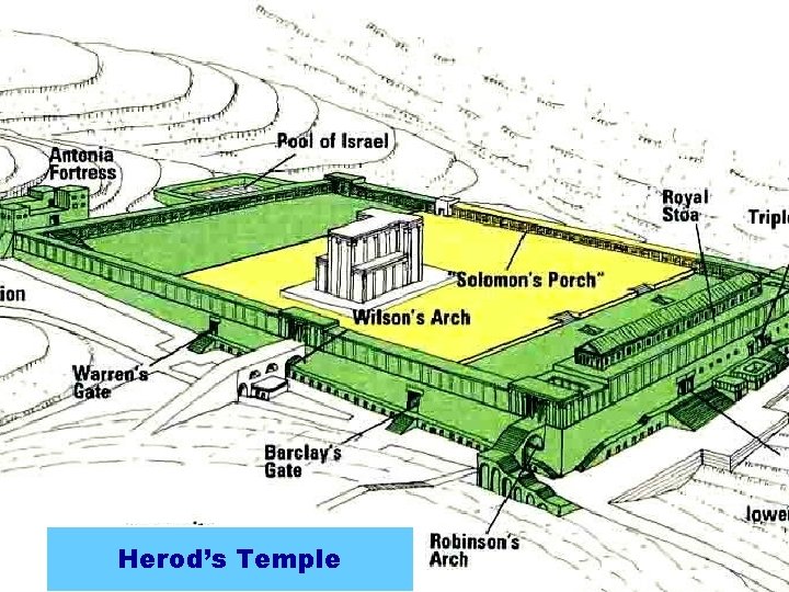 Zerubbabel’s Temple Seleucid Addition Hasmonean Herod’s Temple Expansion 