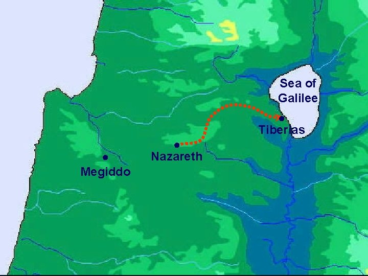 Sea of Galilee ● Tiberias ● Megiddo ● Nazareth 