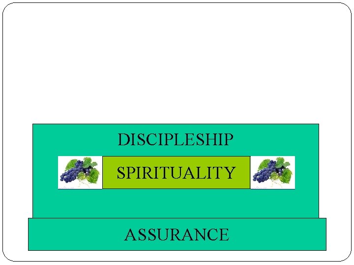 DISCIPLESHIP SPIRITUALITY ASSURANCE 