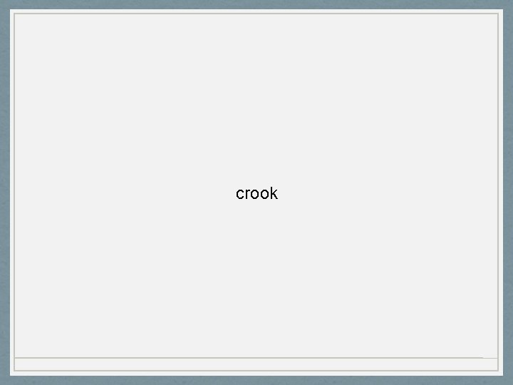 crook 