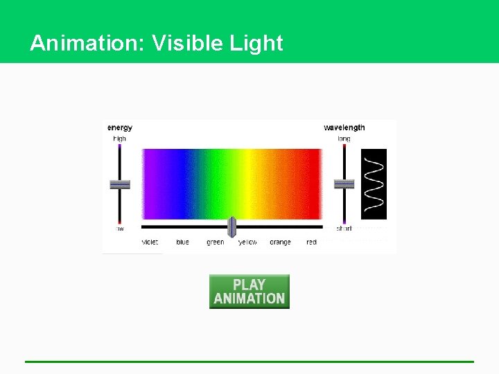 Animation: Visible Light 