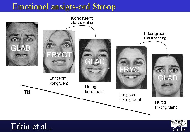 Emotionel ansigts-ord Stroop Etkin et al. , 35 Gade 