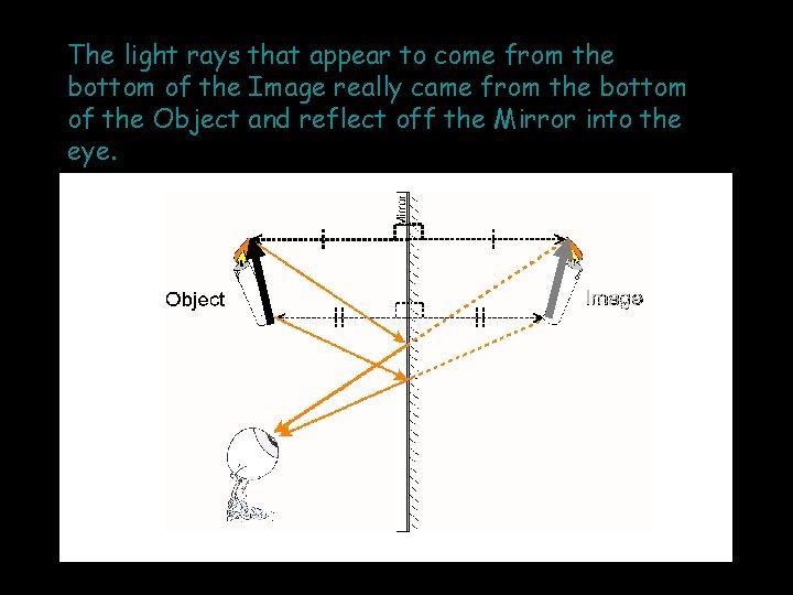 The light rays that appear to come from the bottom of the Image really