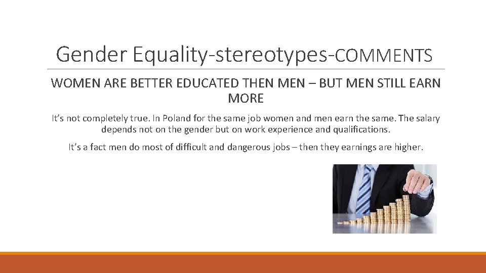 Gender Equality-stereotypes-COMMENTS WOMEN ARE BETTER EDUCATED THEN MEN – BUT MEN STILL EARN MORE