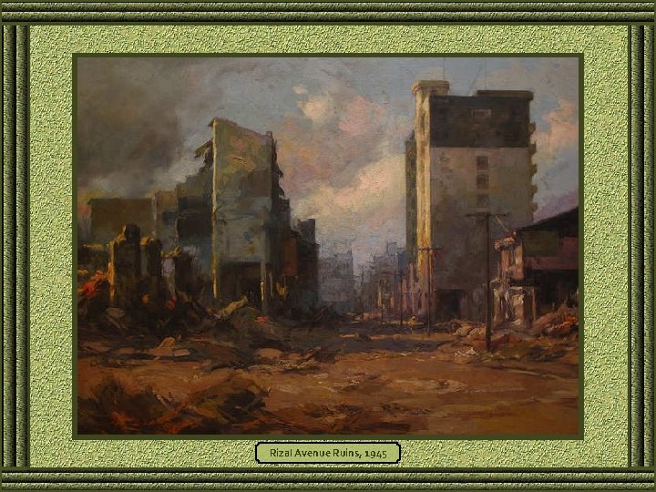 Rizal Avenue Ruins, 1945 