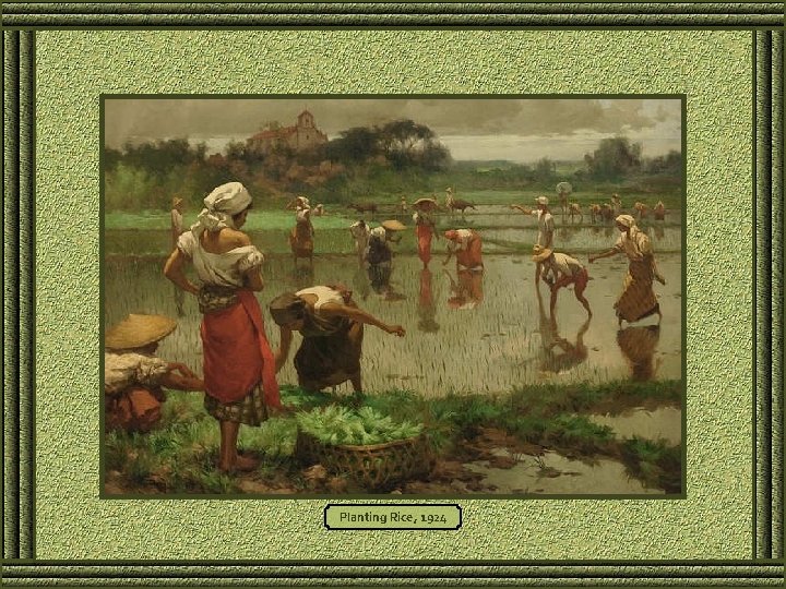 Planting Rice, 1924 