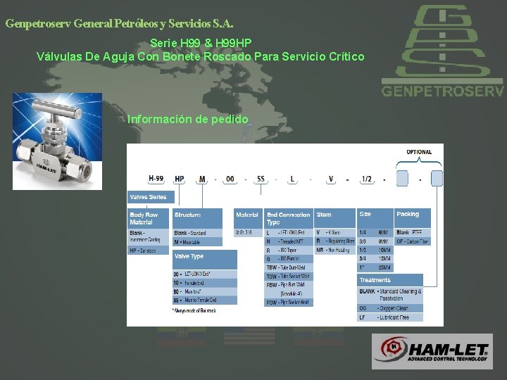 Genpetroserv General Petróleos y Servicios S. A. Serie H 99 & H 99 HP