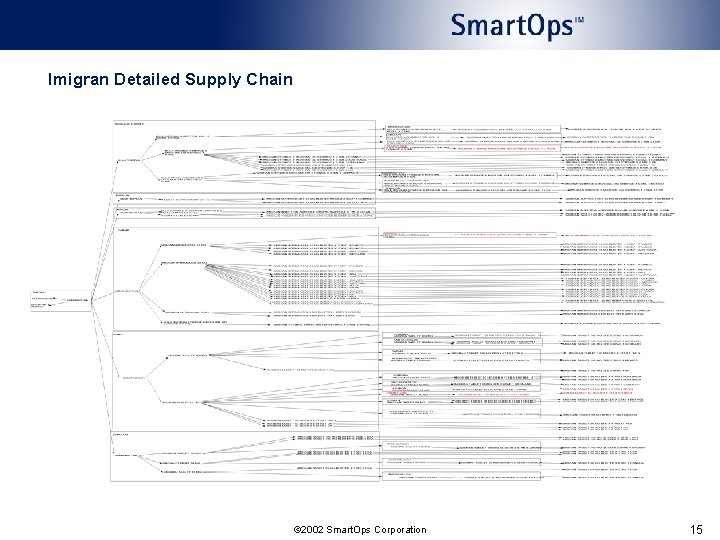 Imigran Detailed Supply Chain © 2002 Smart. Ops Corporation 15 Imigran Detailed Supply Chain © 2002 Smart. Ops Corporation 15