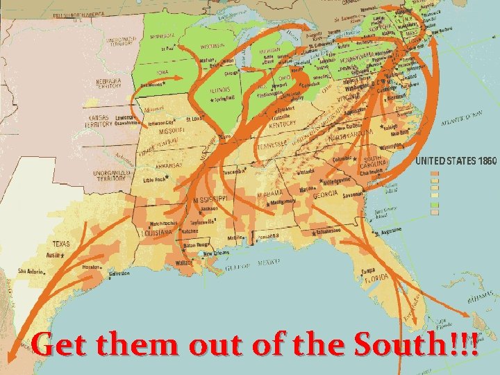 Get them out of the South!!! 