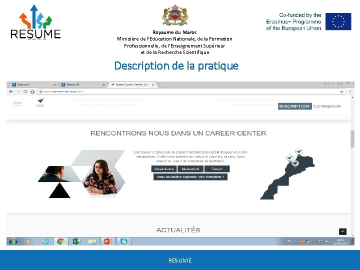 Royaume du Maroc Ministère de l’Education Nationale, de la Formation Professionnelle, de l’Enseignement Supérieur