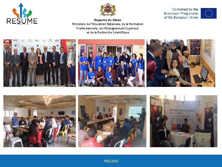 Royaume du Maroc Ministère de l’Education Nationale, de la Formation Professionnelle, de l’Enseignement Supérieur