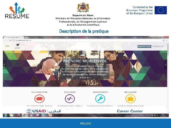 Royaume du Maroc Ministère de l’Education Nationale, de la Formation Professionnelle, de l’Enseignement Supérieur