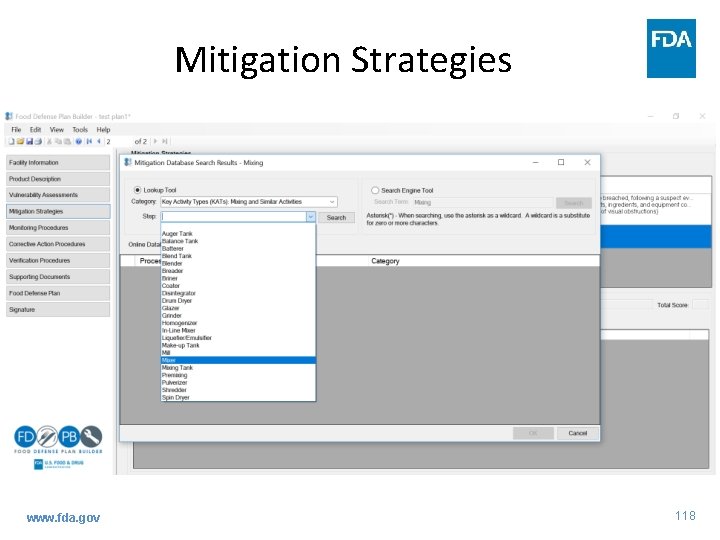 Mitigation Strategies www. fda. gov 118 