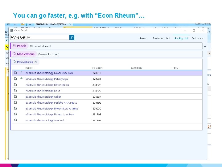 You can go faster, e. g. with “Econ Rheum”… 12 