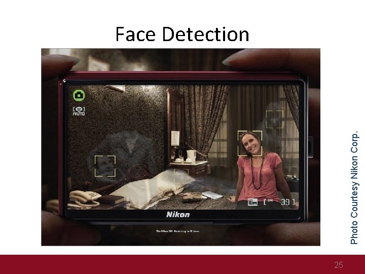 Photo Courtesy Nikon Corp. Face Detection 25 