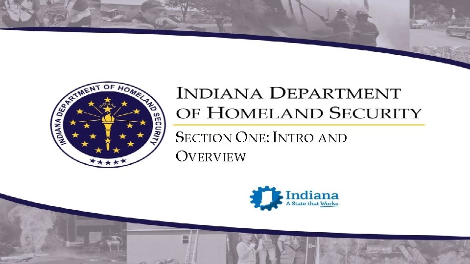 SECTION ONE: INTRO AND OVERVIEW 