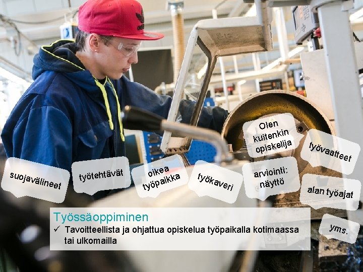 Olen kin kuiten ija el opisk suoja väline e t t työtehtävä a e