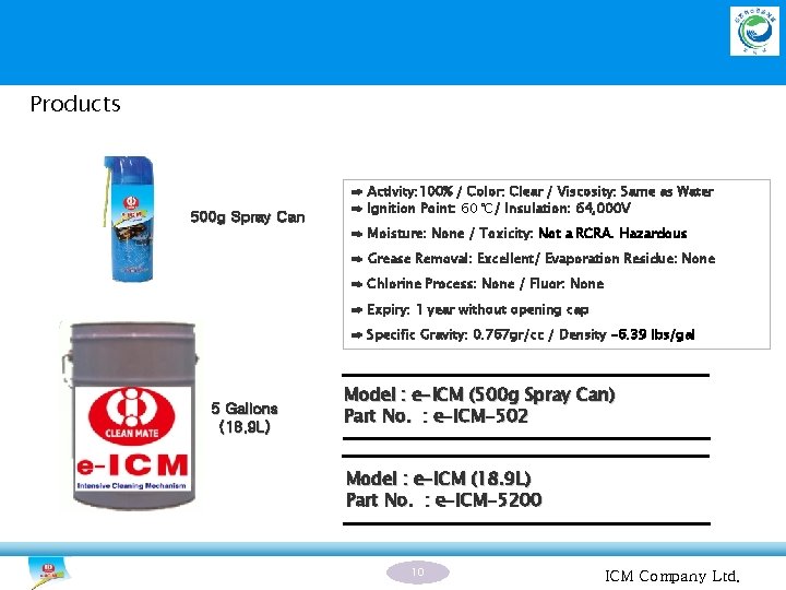 Products 500 g Spray Can ⇒ Actlvity: 100% / Color: Clear / Viscosity: Same