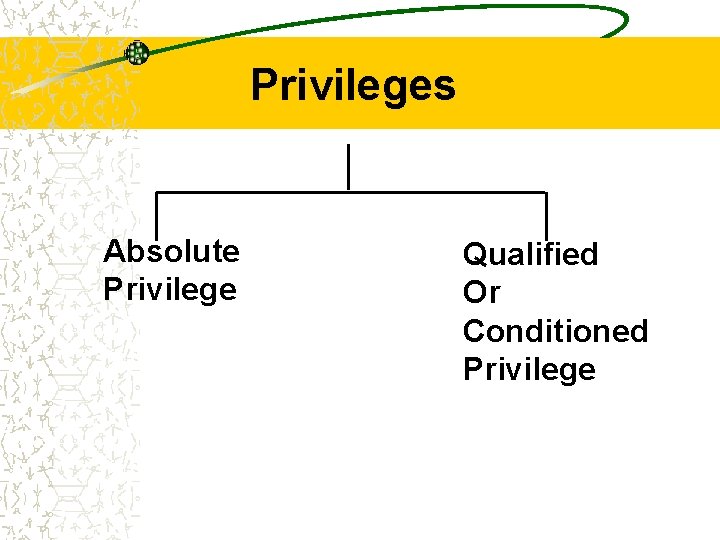 Privileges Absolute Privilege Qualified Or Conditioned Privilege 