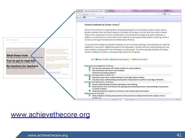 www. achievethecore. org 42 