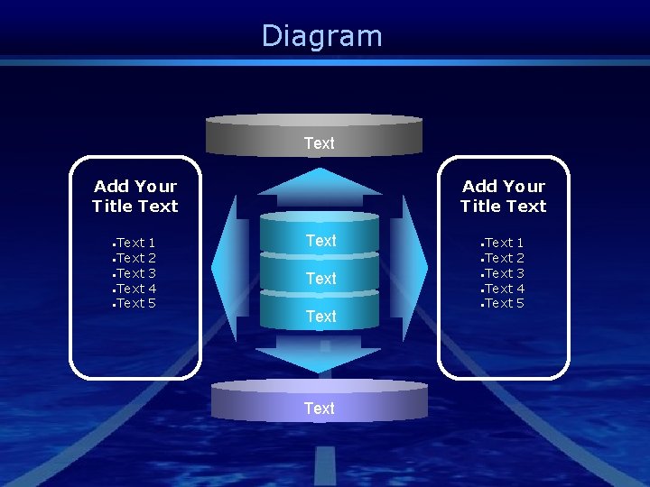 Diagram Text Add Your Title Text • Text • Text 1 2 3 4