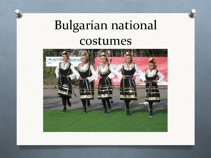 Bulgarian national costumes 