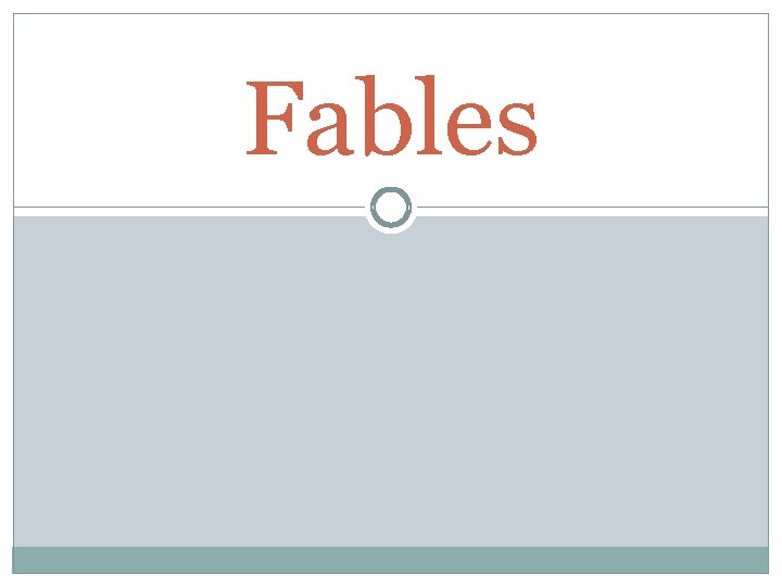 Fables 