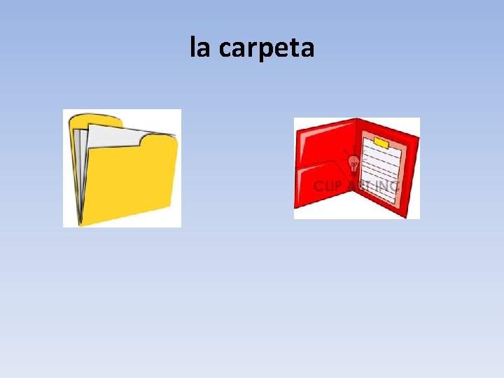 la carpeta 