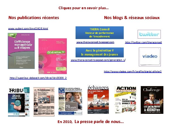  Cliquez pour en savoir plus… Nos publications récentes www. vuibert. com/livre 33428. html