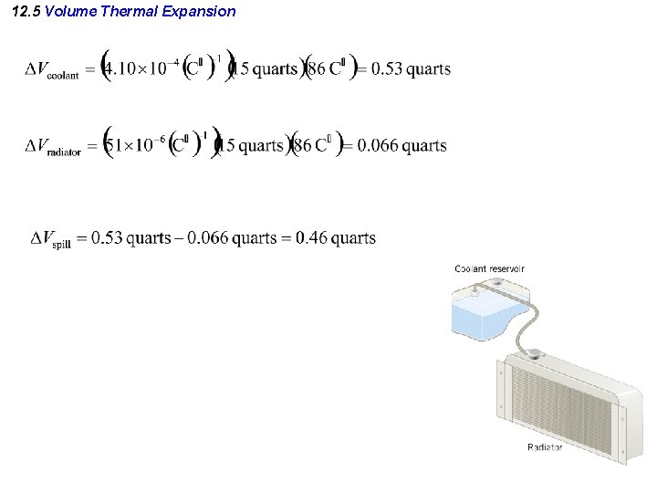 12. 5 Volume Thermal Expansion 