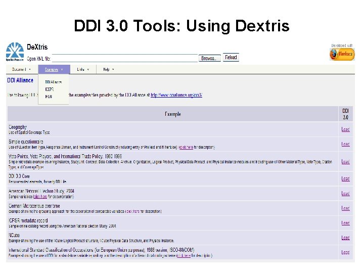 DDI 3. 0 Tools: Using Dextris DDI 3. 0 Tools: Using Dextris