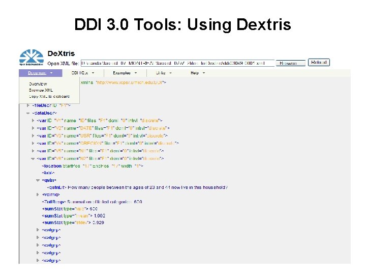 DDI 3. 0 Tools: Using Dextris DDI 3. 0 Tools: Using Dextris