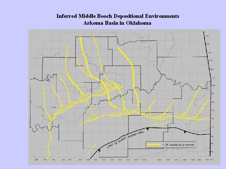 Inferred Middle Booch Depositional Environments Arkoma Basin in Oklahoma 