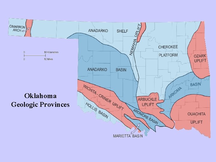 Oklahoma Geologic Provinces 