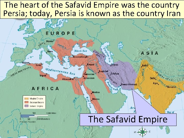 The heart of the Safavid Empire was the country Persia; today, Persia is known