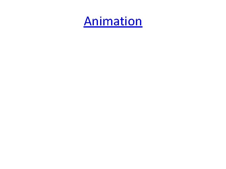 Animation 