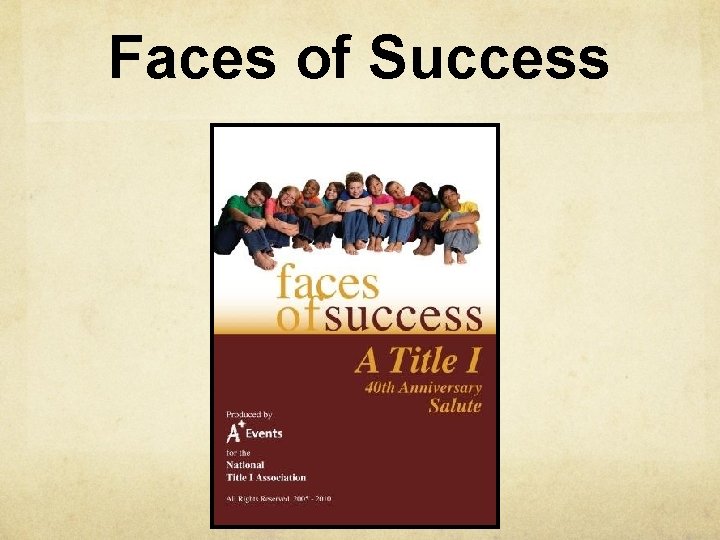 Faces of Success 