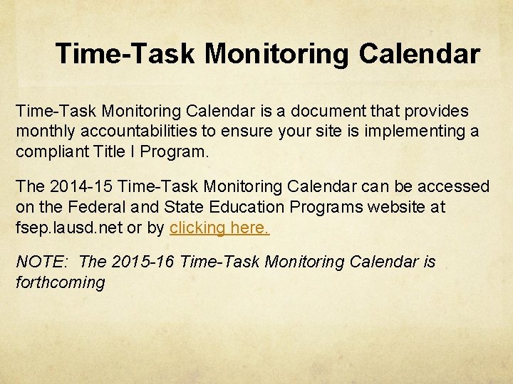 Time-Task Monitoring Calendar is a document that provides monthly accountabilities to ensure your site