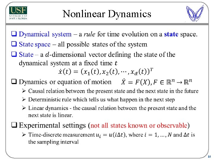 Nonlinear Dynamics q 15 