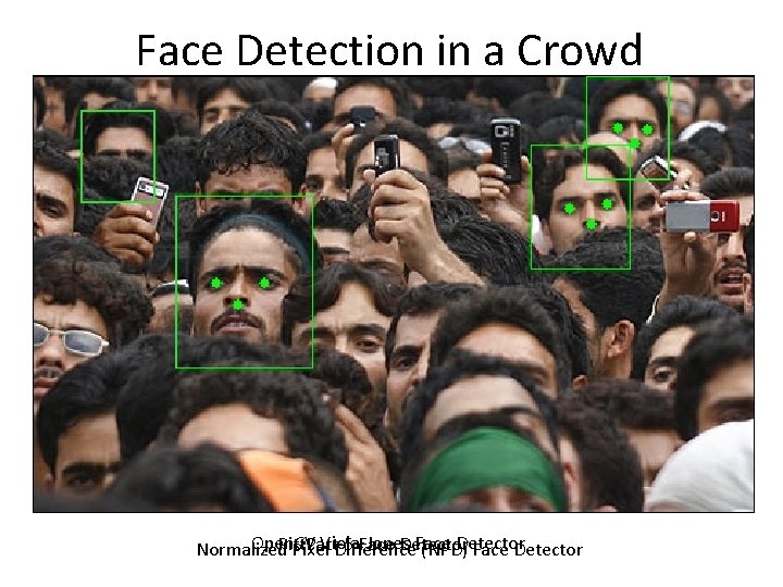 Face Detection in a Crowd Open. CV Viola-Jones Face Detector Pitt. Patt-5 Face Detector