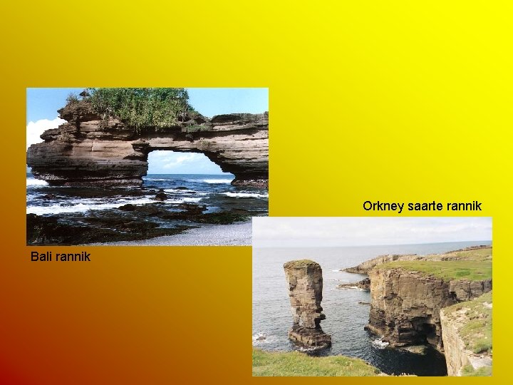 Orkney saarte rannik Bali rannik 
