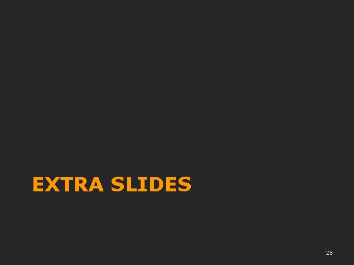 EXTRA SLIDES 28 