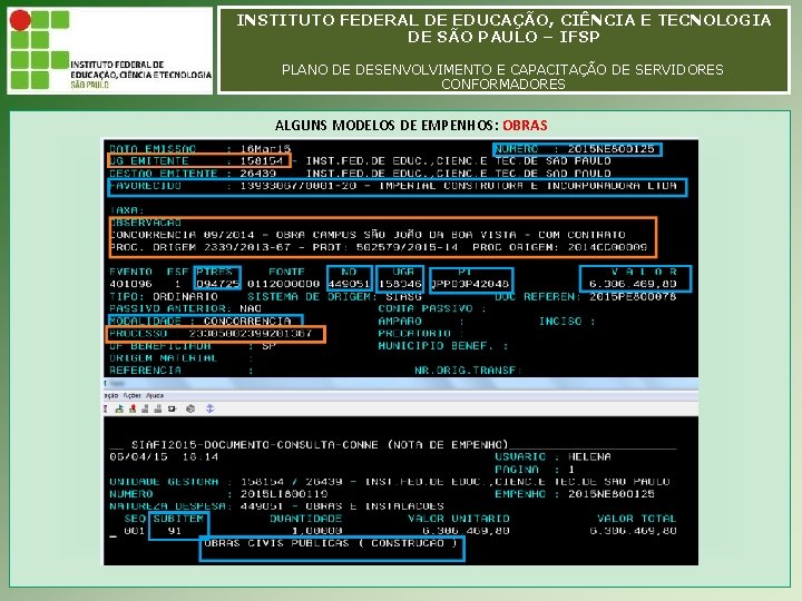 INSTITUTO FEDERAL DE EDUCAÇÃO, CIÊNCIA E TECNOLOGIA INSTITUTO FEDERAL EDUCAÇÃO, CIÊNCIA E TECNOLOGIA DEDE