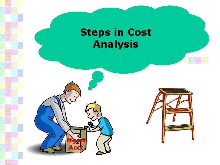 Steps in Cost Analysis Mgmt. Acct. 
