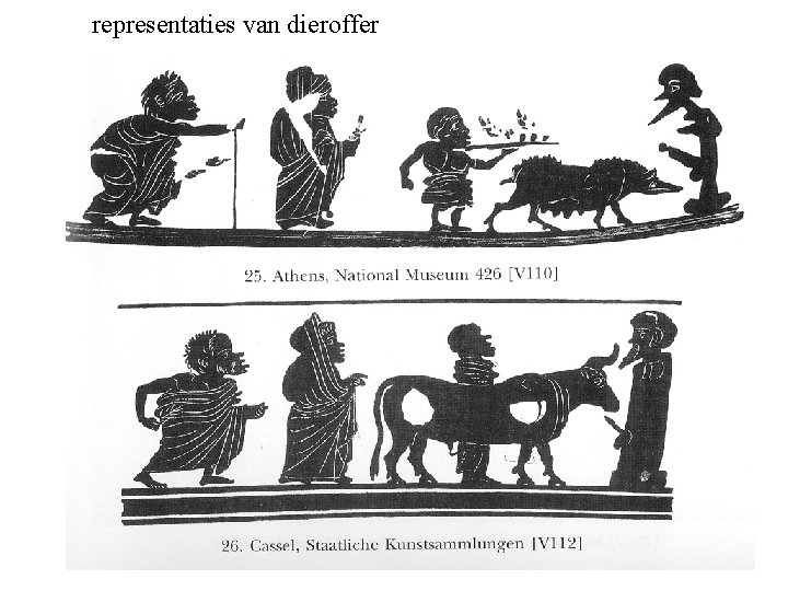 representaties van dieroffer 