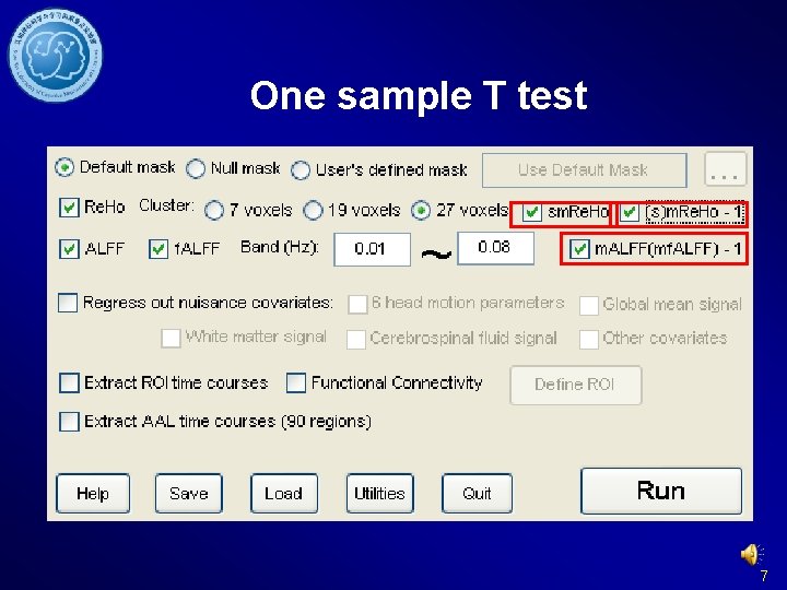 One sample T test 7 