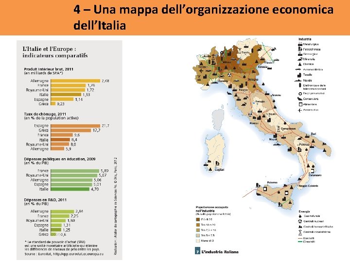 4 – Una mappa dell’organizzazione economica dell’Italia 