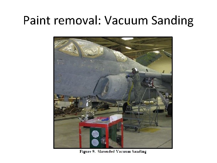 Paint removal: Vacuum Sanding 