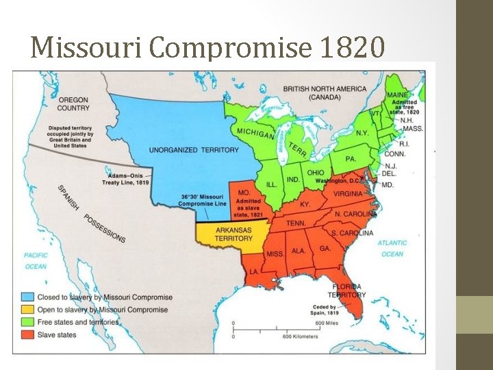 Missouri Compromise 1820 